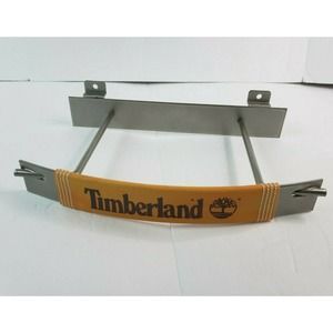 Timberland Boots Leather & Metal Display Sign Rack